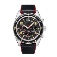 Chronograph Watch - Spinnaker Men's Black Fleuss Watch SP-5085-01