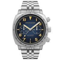 Chronograph Watch - Spinnaker Men's Fumée Blue Hull California Watch SP-5092-33