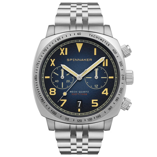 Spinnaker Men's Fumée Blue Hull California Watch SP-5092-33