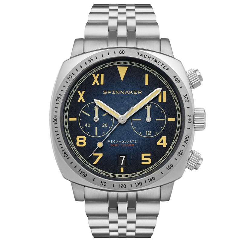 Chronograph Watch - Spinnaker Men's Fumée Blue Hull California Watch SP-5092-33