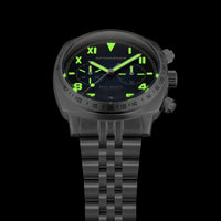 Chronograph Watch - Spinnaker Men's Fumée Blue Hull California Watch SP-5092-33