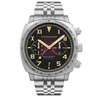 Chronograph Watch - Spinnaker Men's Oxblood Red Hull California Watch SP-5092-22
