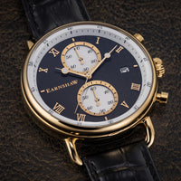 Chronograph Watch - Thomas Earnshaw Black Investigator Chronograph Watch ES-8090-03