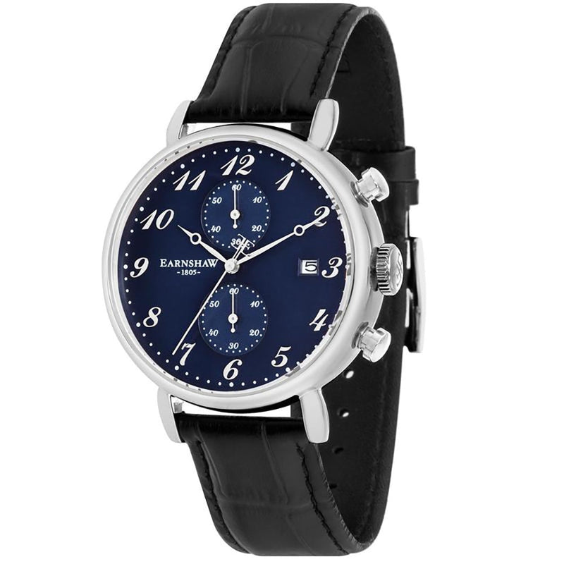 Chronograph Watch - Thomas Earnshaw Men's Blue Grand Legacy Watch ES-8089-03