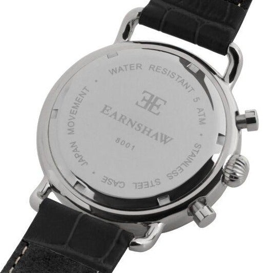 Chronograph Watch - Thomas Earnshaw Men's Heritage Black Investigator Watch ES-8001-03