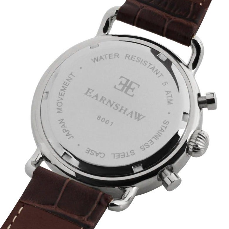 Chronograph Watch - Thomas Earnshaw Men's Velvet Grey Investigator Watch ES-8001-04