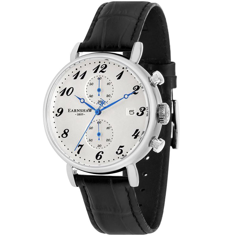 Chronograph Watch - Thomas Earnshaw Men's White Grand Legacy Watch ES-8089-02