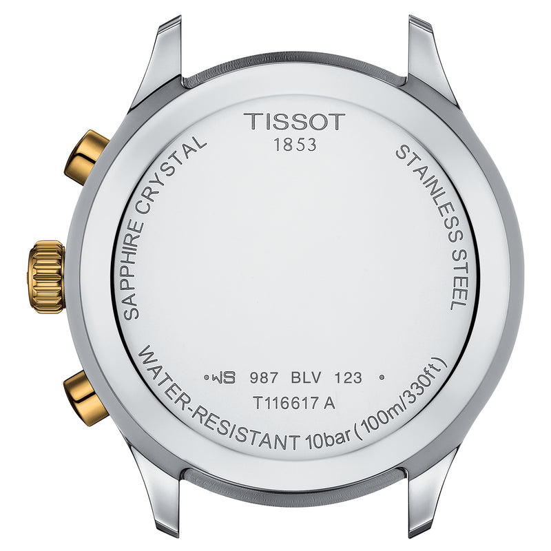 Tissot Chrono Xl Classic Men s Two Tone Watch T1166172209100 from