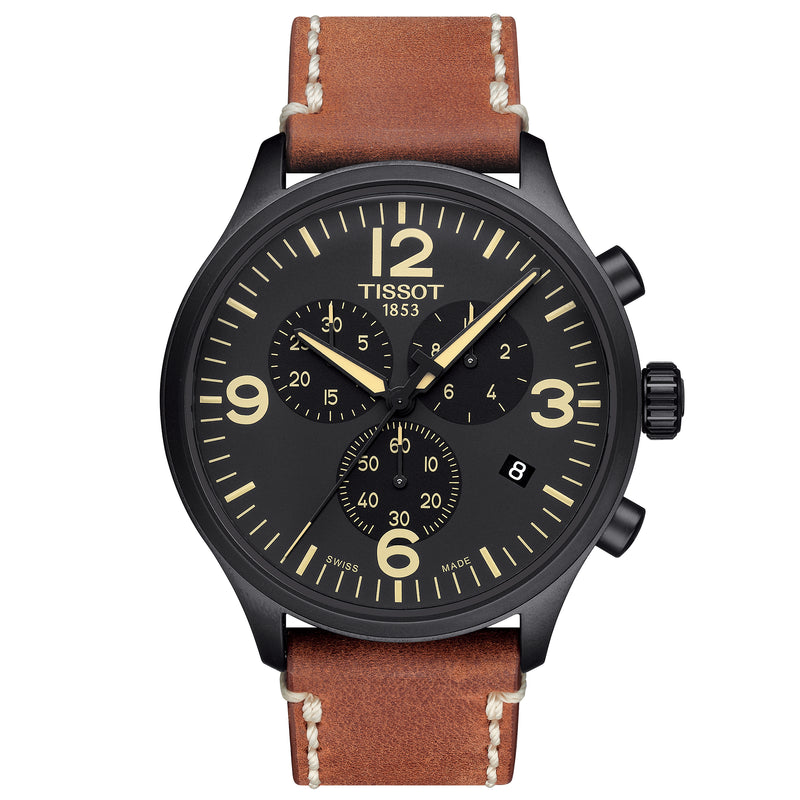 Chronograph Watch - Tissot Chrono Xl Men's Brown Watch T116.617.36.057.00
