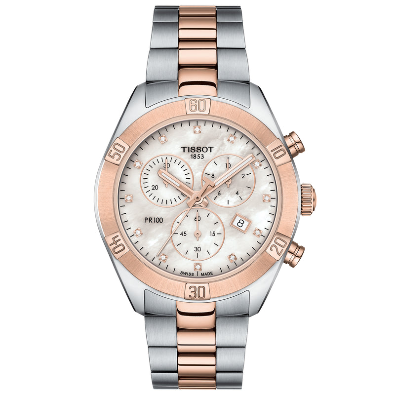 Tissot two sales tone women's watch