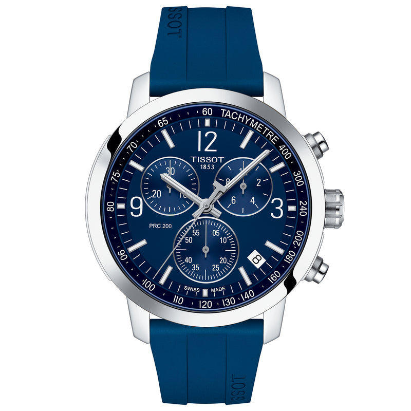 Chronograph Watch - Tissot Prc 200 Chronograph Men's Blue Watch T114.417.17.047.00