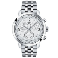 Chronograph Watch - Tissot Prc 200 Chronograph Men's Silver Watch T114.417.11.037.00