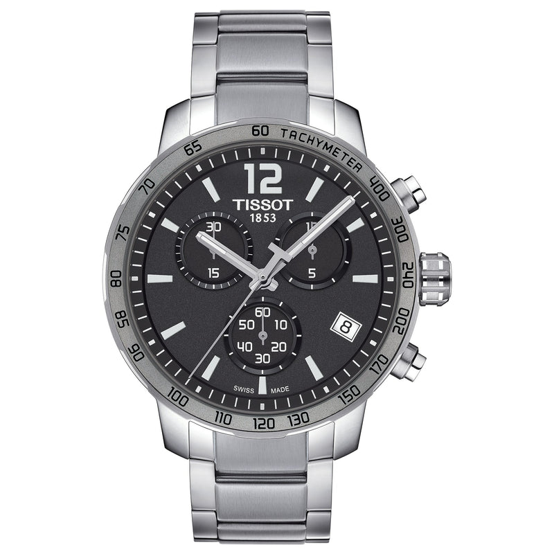 Chronograph Watch - Tissot Quickster Chronograph Men's Anthracite Watch T095.417.11.067.00