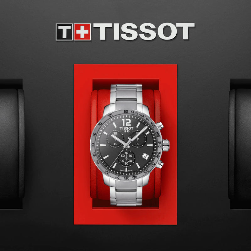Chronograph Watch - Tissot Quickster Chronograph Men's Anthracite Watch T095.417.11.067.00