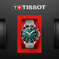 Chronograph Watch - Tissot Seastar 1000 Chronograph Men's Graded Green Watch T120.417.11.091.00