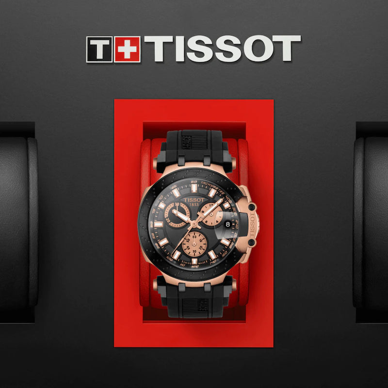 Tissot red sales and black watch