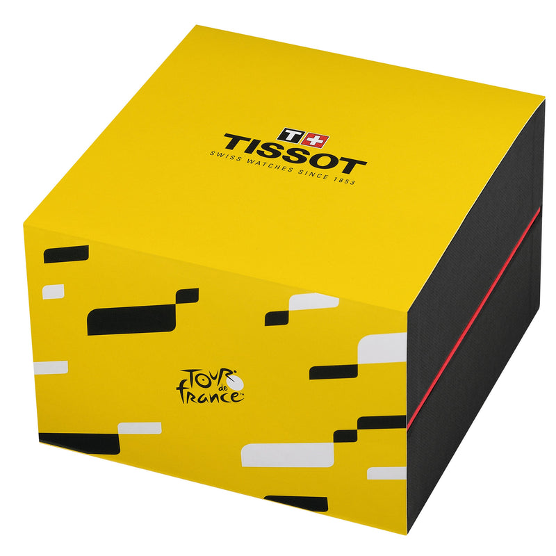 Chronograph Watch, - Tissot T-Race Cycling Tour De France Men's Yellow Watch T135.417.37.051.05