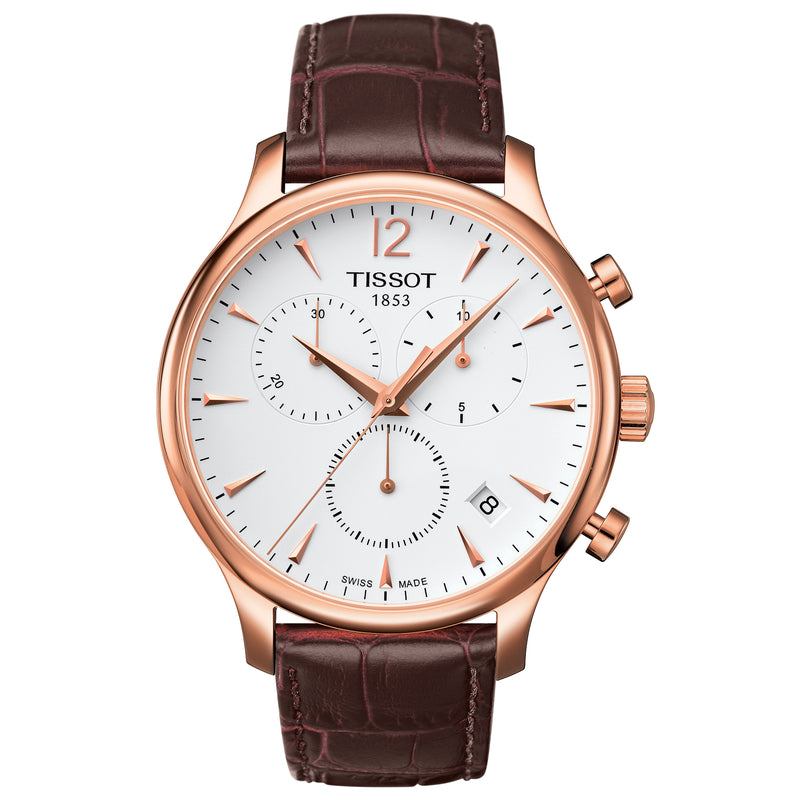 Chronograph Watch - Tissot Tradition Chronograph Men's Silver Watch T063.617.36.037.00