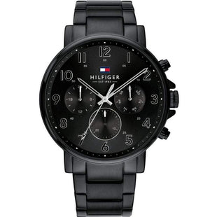 Chronograph Watch - Tommy Hilfiger 1710383 Men's Black Chronograph Watch