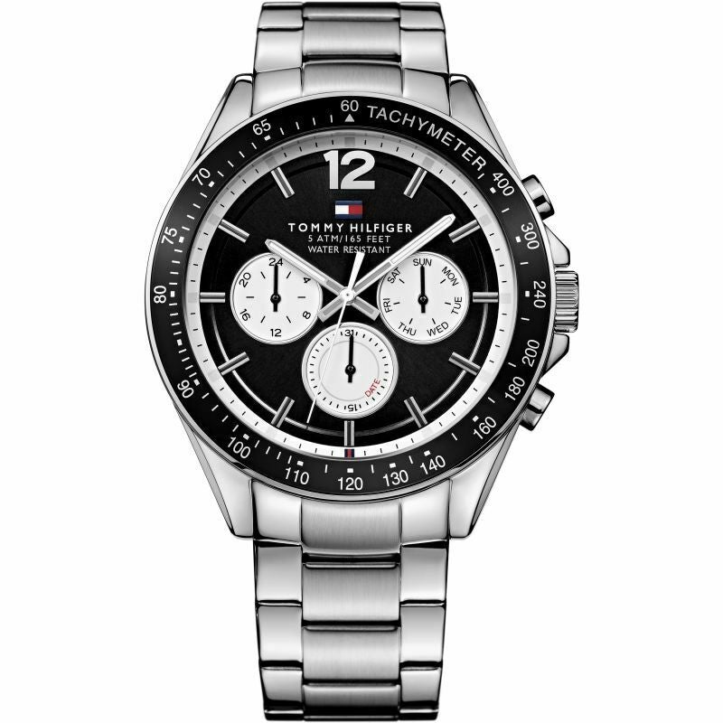 Chronograph Watch - Tommy Hilfiger 1791120 Men's Black Chronograph Watch