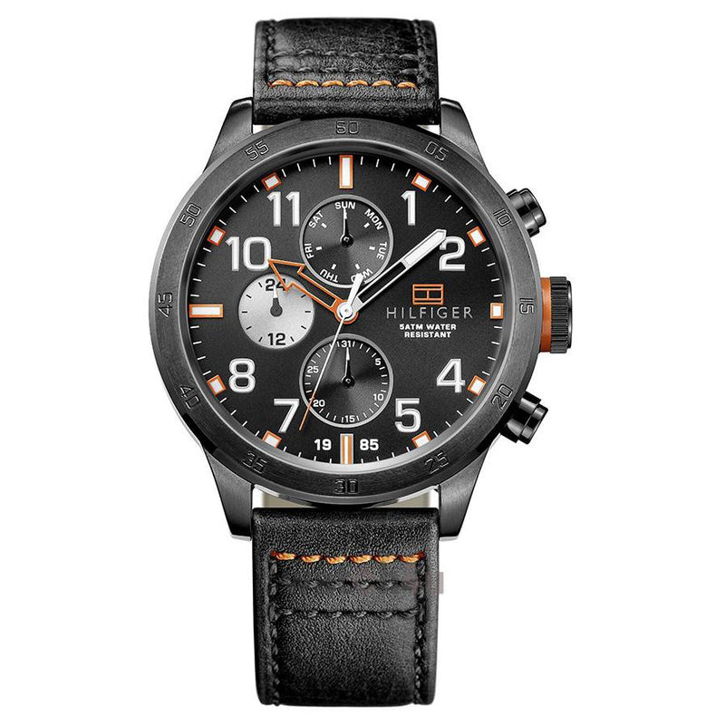 Chronograph Watch - Tommy Hilfiger 1791136 Men's Cool Sport Black Watch