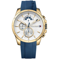 Chronograph Watch - Tommy Hilfiger 1791353 Men's Decker Blue Chronograph Watch