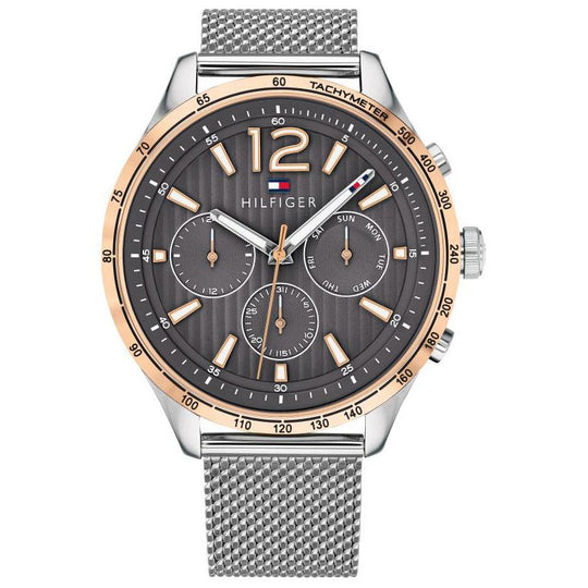 Tommy Hilfiger 1791466 Men's Gavin Silver Chronograph Watch