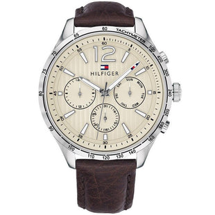 Chronograph Watch - Tommy Hilfiger 1791467 Men's Brown Chronograph Watch