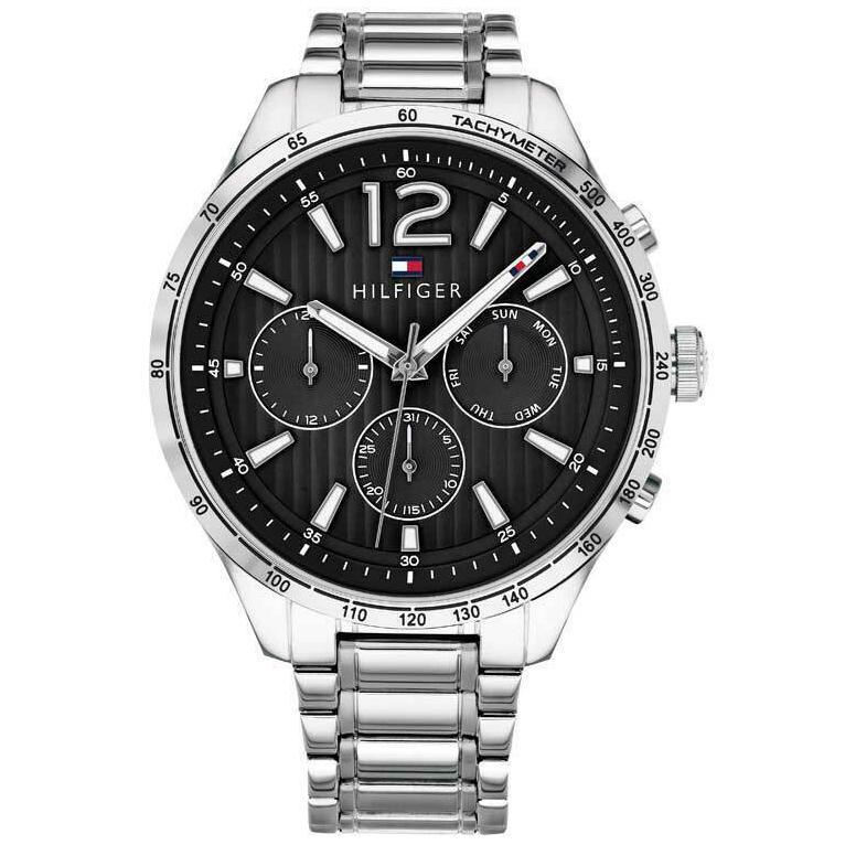 Chronograph Watch - Tommy Hilfiger 1791469 Men's Black Chronograph Watch