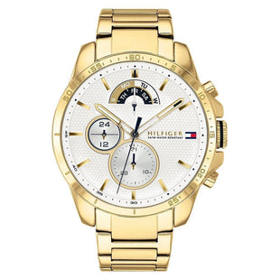 Chronograph Watch - Tommy Hilfiger 1791538 Men's Gold Chronograph Watch