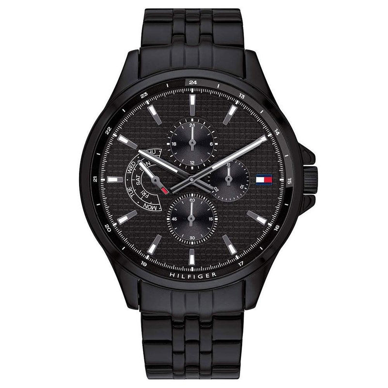 Chronograph Watch - Tommy Hilfiger 1791611 Men's Shawn Black Chronograph Watch