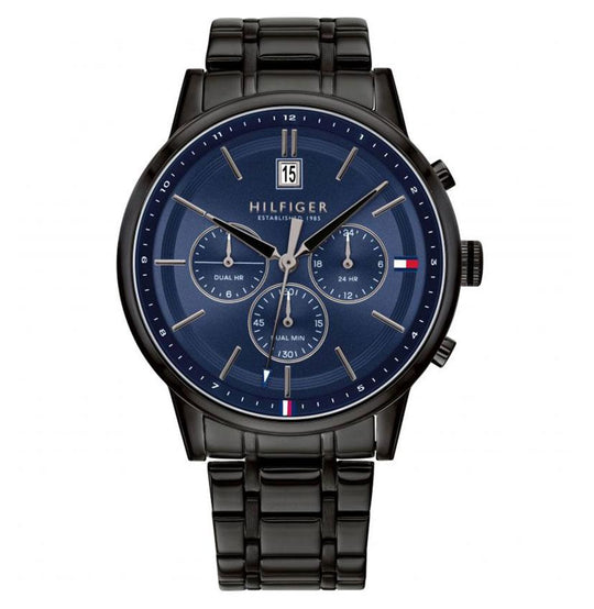 Tommy Hilfiger 1791633 Men's Kyle Black Chronograph Watch