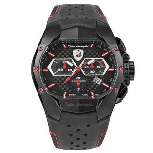 Chronograph Watch - Tonino Lamborghini T9GA Men's Black GT1 Chronograph Watch