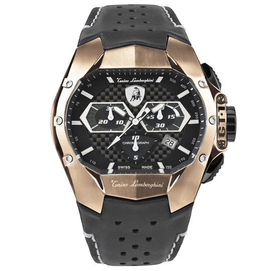 Tonino Lamborghini T9GD-RG Men's Black GT1 Watch