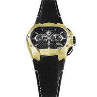 Chronograph Watch - Tonino Lamborghini T9GD-YG Men's Black GT1 Watch