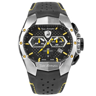 Chronograph Watch - Tonino Lamborghini T9GE-SS Men's Black GT1 Watch