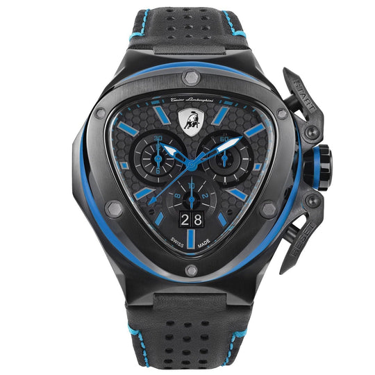 Tonino Lamborghini T9XC Men's Black Spyder X Chronograph Watch