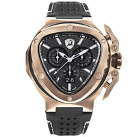 Chronograph Watch - Tonino Lamborghini T9XD-RG Men's Black Spyder X Watch