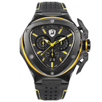 Chronograph Watch - Tonino Lamborghini T9XE Men's Black Spyder X Chronograph Watch