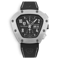 Chronograph Watch - Tonino Lamborghini TLF-T07-1 Men's Black Spyderleggro Chrono Watch