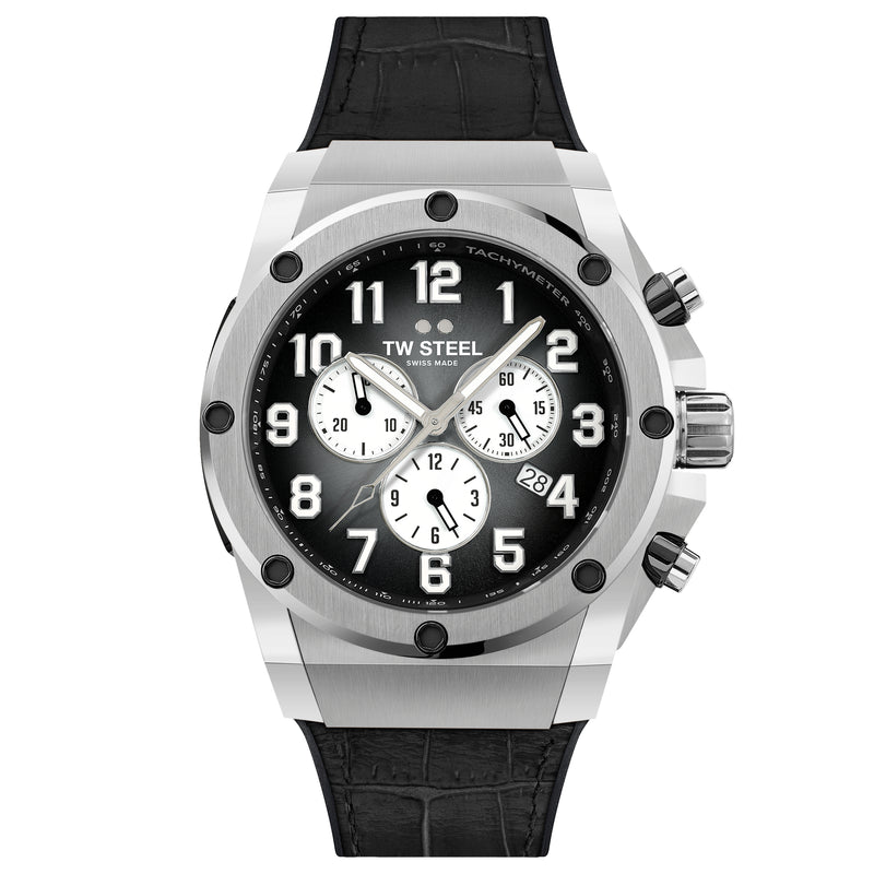 Chronograph Watch - TW Steel Men's Black Ace Genesis Watch ACE130