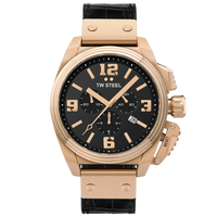 Chronograph Watch - TW Steel Men's Black Canteen Watch TW1014