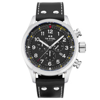 Chronograph Watch - TW Steel Men's Black Swiss Volante Watch SVS202