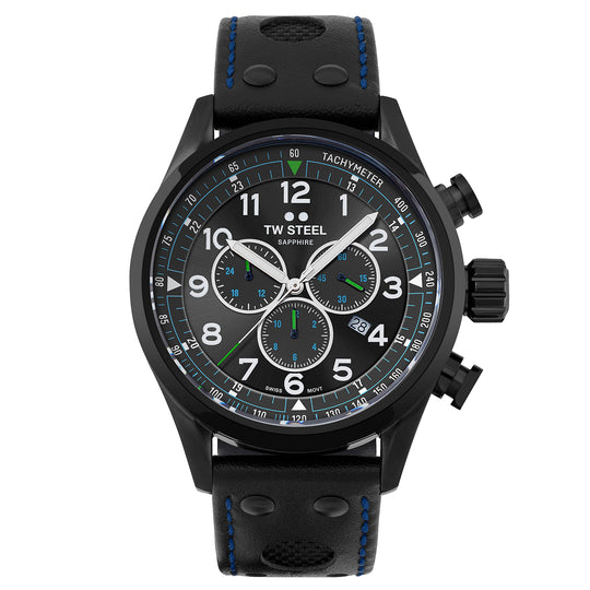 TW Steel Men's Black Swiss Volante Watch SVS306