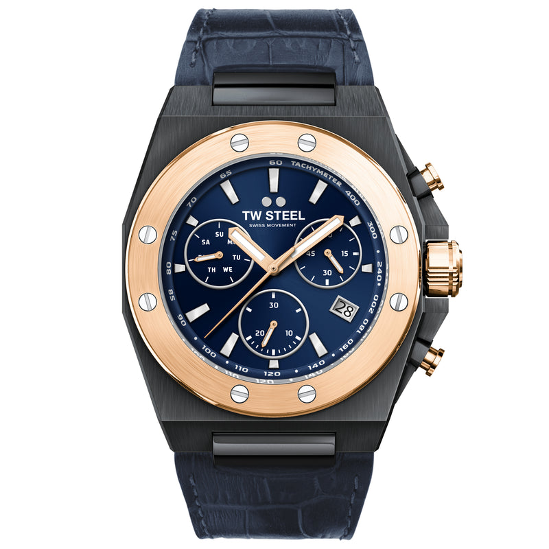 Chronograph Watch - TW Steel Men's Blue CEO Tech Watch CE4086