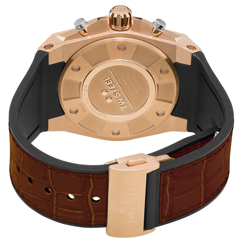 Chronograph Watch - TW Steel Men's Brown Ace Genesis Watch ACE132