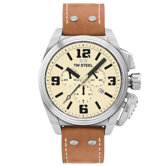TW Steel Men's Brown Canteen Watch TW1010