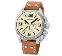Chronograph Watch - TW Steel Men's Brown Canteen Watch TW1010