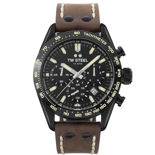 TW Steel Men's Brown Chrono Sport Watch CHS1