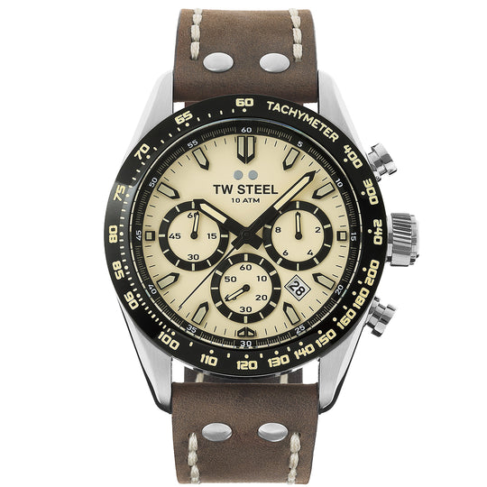 TW Steel Men's Brown Chrono Sport Watch CHS2